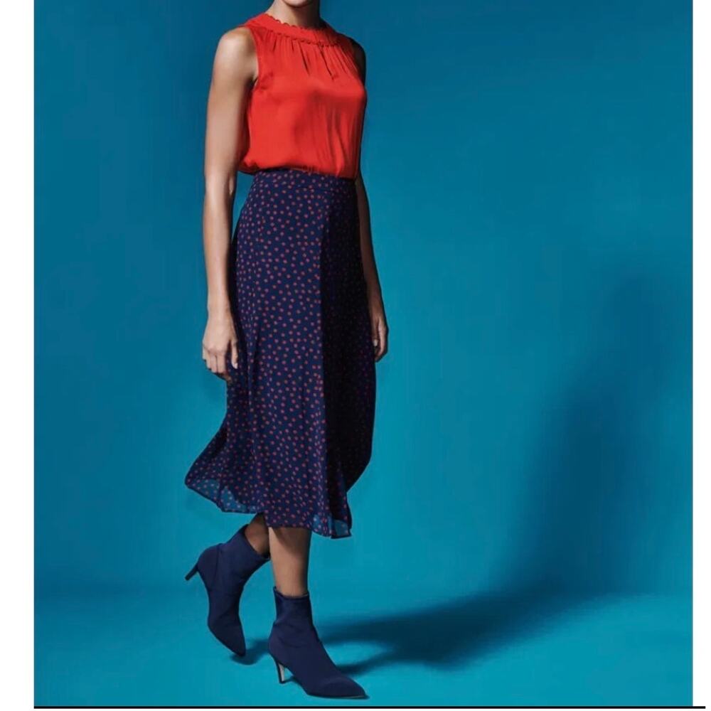 Boden Serena polka dot midi skirt Size 6R - Picture 8 of 8